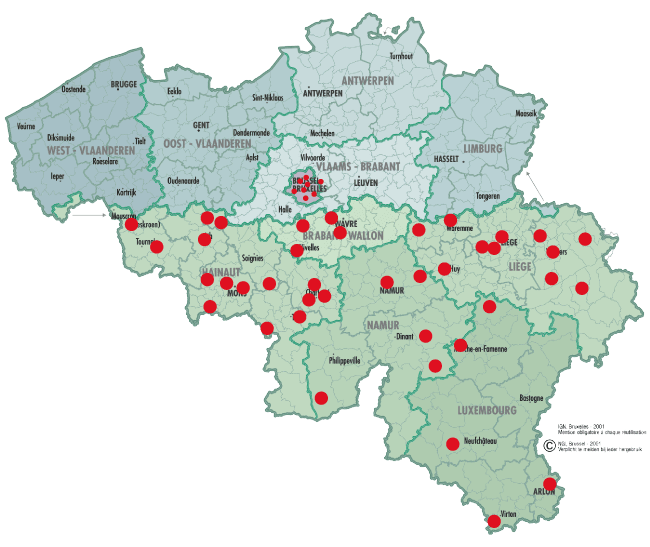 Provinces de Belgique